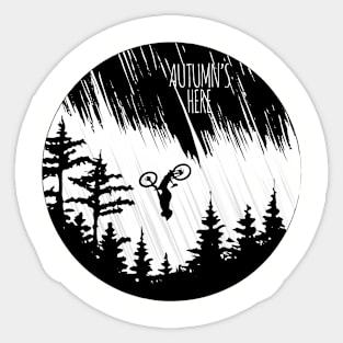 Autumn breeze Sticker